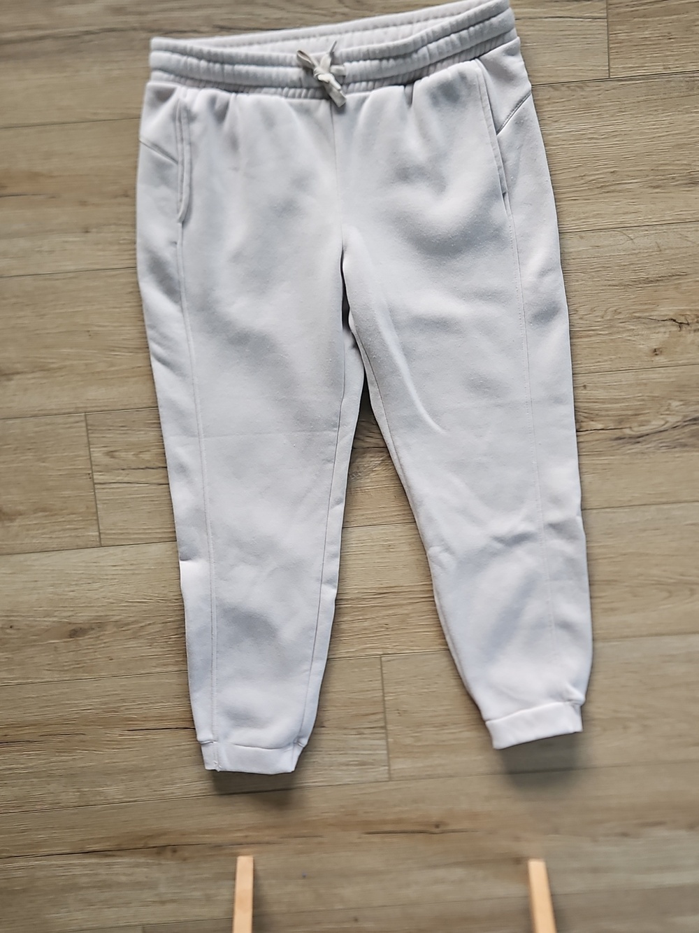 Women's Cream Jogger Sweatpants - Bottoms